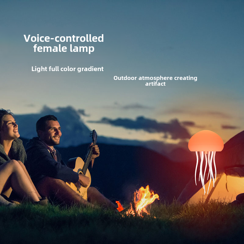 🐙 EchoJelly™ Lumina – The Sound-Reactive Jellyfish Lamp